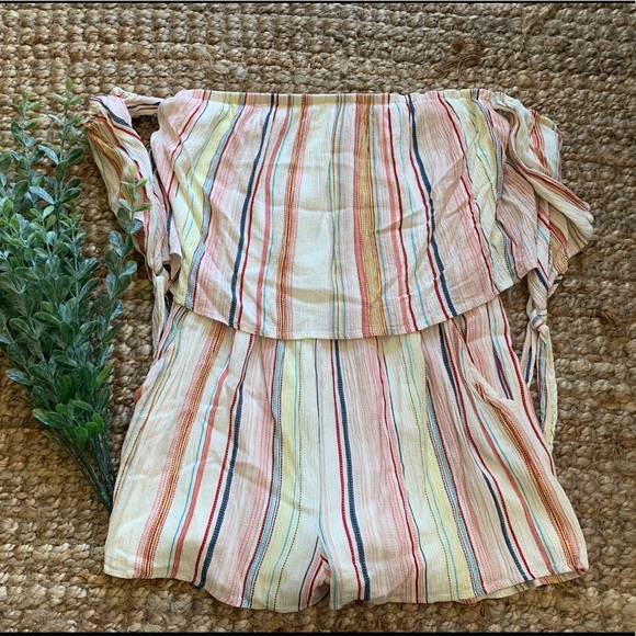 Nordstrom BP Striped Romper 🌼 - Picture 5 of 7